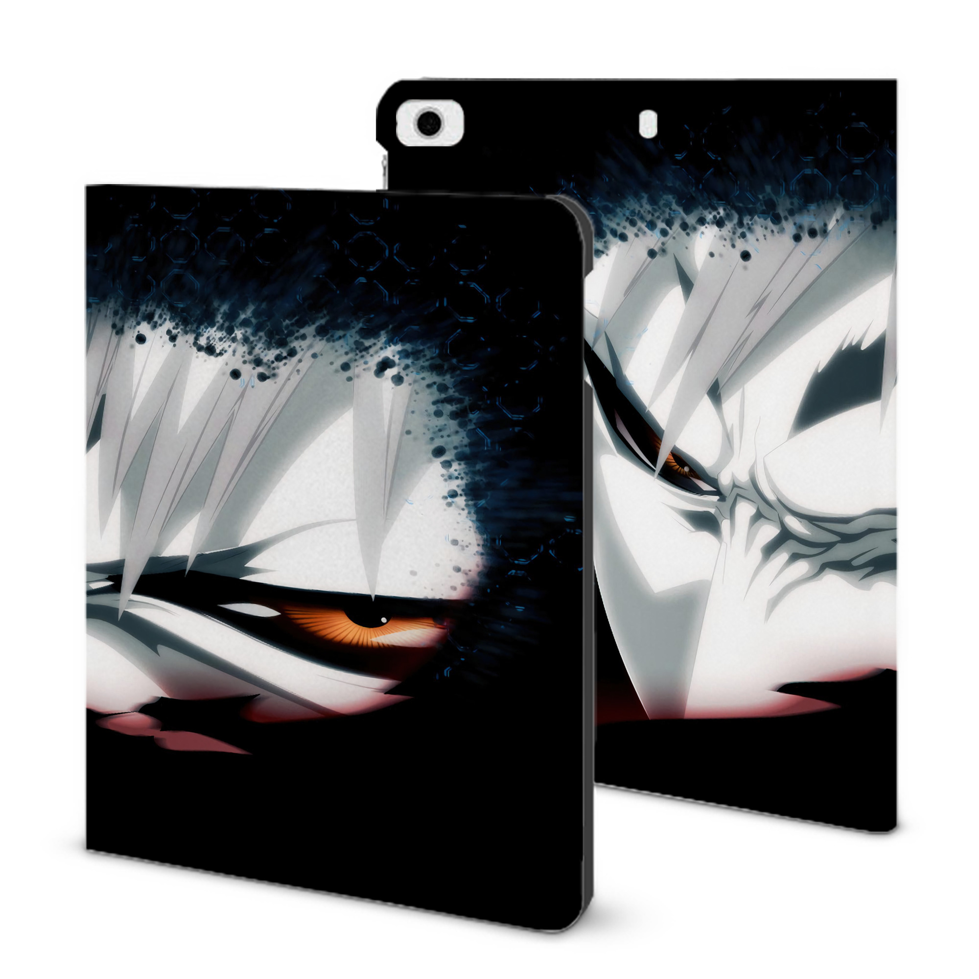 （画像用） ブリーチ BLEACH IPad ケース ブック型 PUレザー TPU 耐衝撃 軽量 薄型 ペン収納なし 全面保護 IPad 各モデル対応